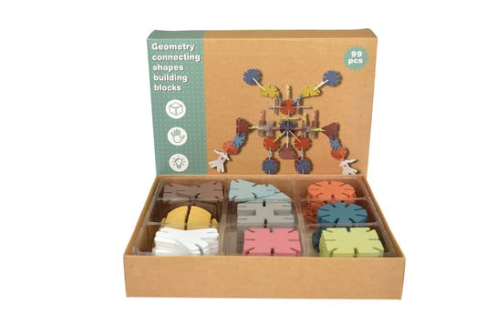 Calm & Breezy Geometry Connecting Shape Building Blocks