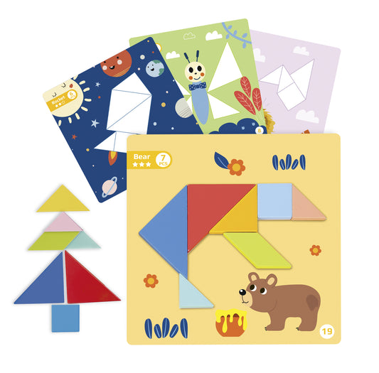 Magnetic Tangram Play Brainteaser Puzzle