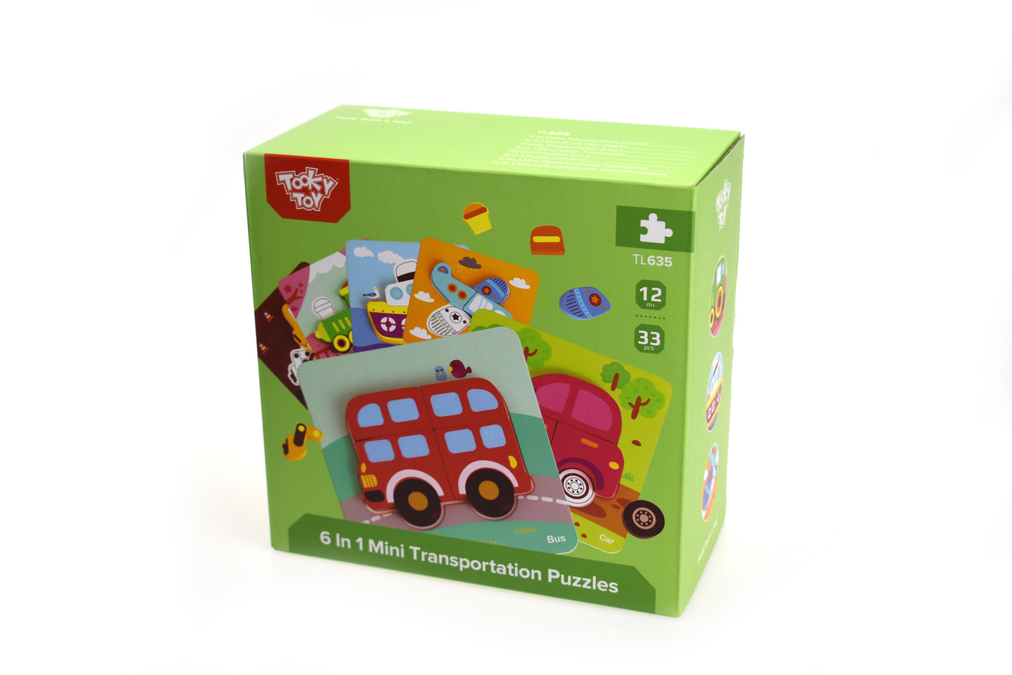 6 In 1 Mini Transportation Puzzle