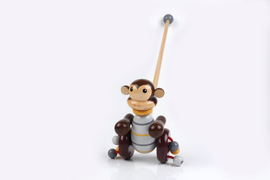 Push-a-long Monkey